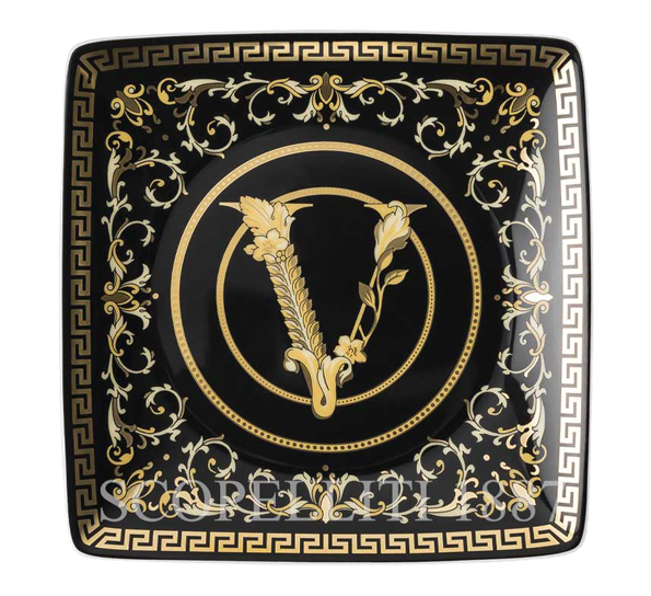 Virtus Gale sort fat 12x12 cm fra Versace