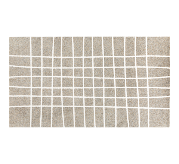 Hand Travertine dørmatte 85x150 cm fra Heymat