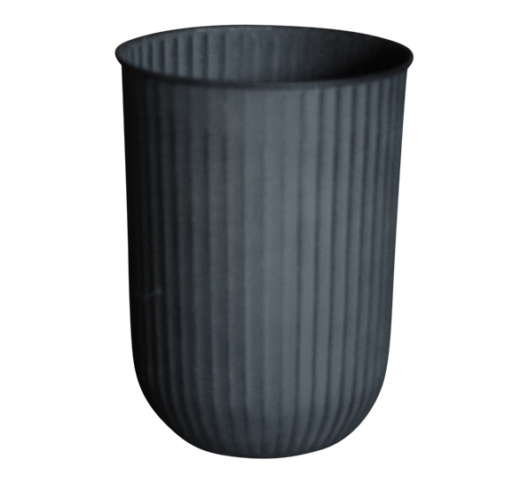 Out Stripe utekrukke med striper H40 cm Ø40 cm sort fra DBKD