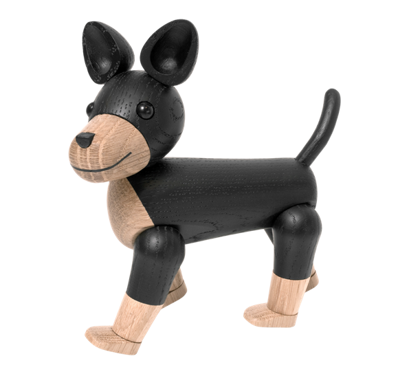 Hunden Charlie eik 13 cm fra Novoform