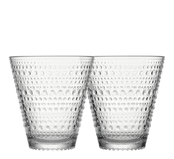 Kastehelmi klar vannglass 30 cl 2-pk fra Iittala
