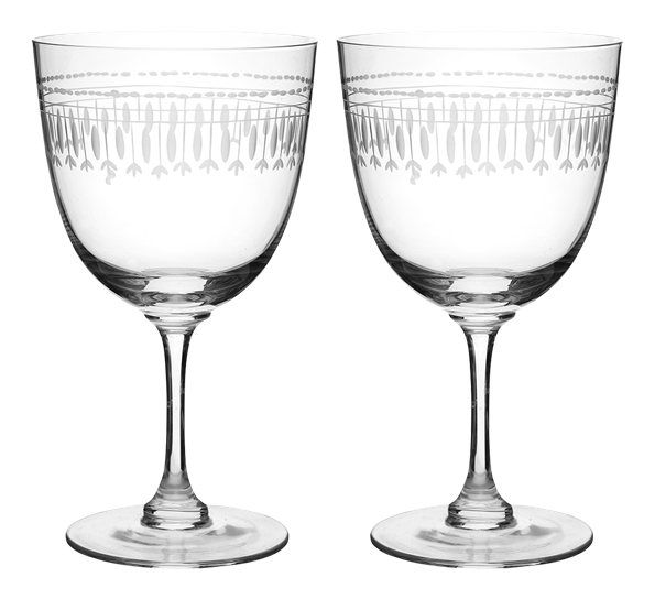 Vinglass ovals 300 ml 2-pk klar fra The Vintage List