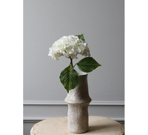 Kunstig blomst Hydrangea Hortensia hvit fra Botanè Studios