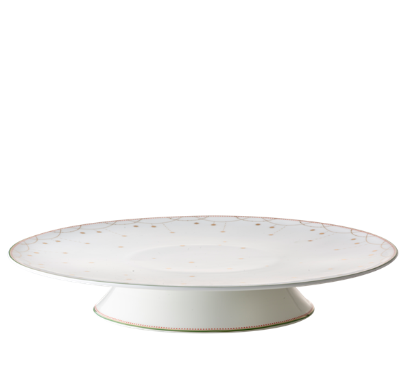 Julemorgen girlander kakefat på stett ø31,5cm fra Wik & Walsøe