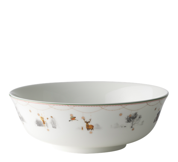 Julemorgen skål 22 cm fra Wik & Walsøe