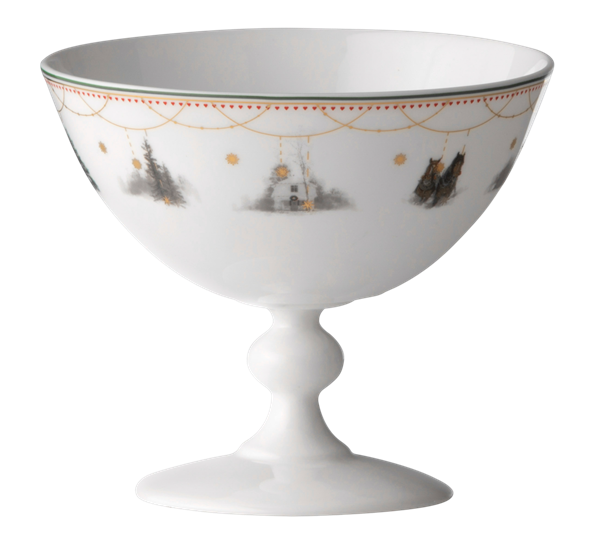 Julemorgen story dessertskål med stett fra Wik & Walsøe