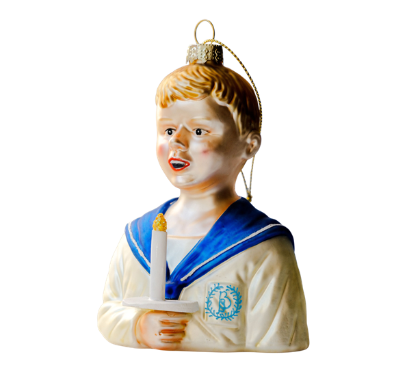 Julekule Sølvgutten 11,5 cm fra Heim