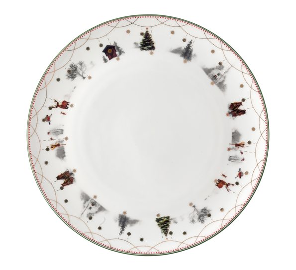 Julemorgen asjett 20 cm fra Wik & Walsøe