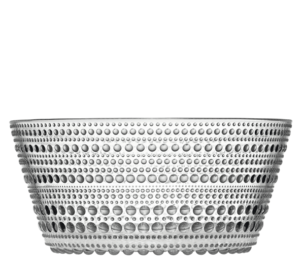 Kastehelmi klar serveringsskål glass 1,4l fra Iittala