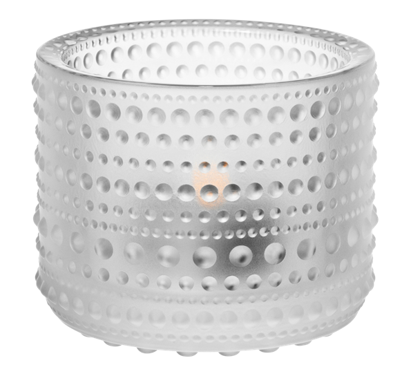 Kastehelmi frostet lyslykt fra Iittala