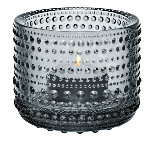 Kastehelmi grå lyslykt fra Iittala