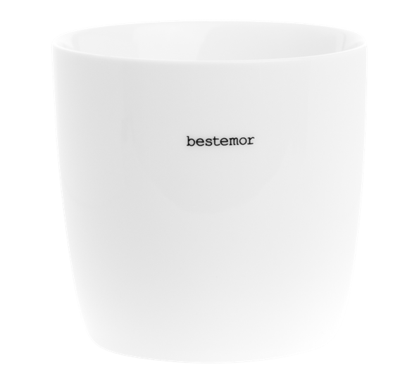 Krus Bestemor 30 cl hvit fra Sögne Home