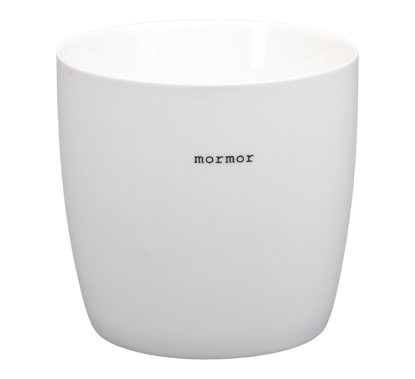 Krus Mormor 30 cl hvit fra Sögne Home