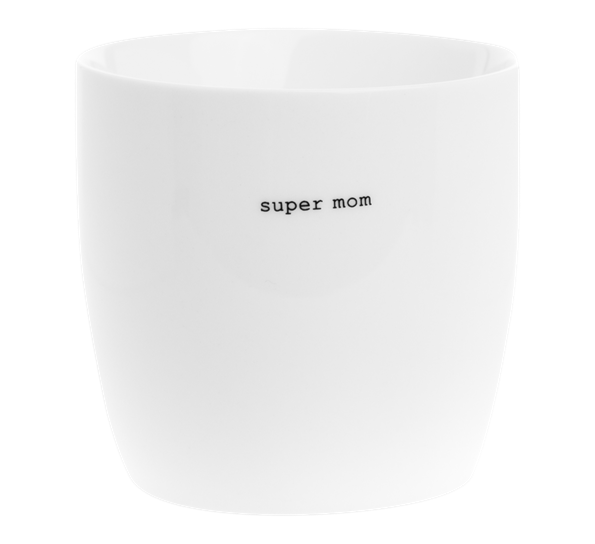 Krus Super mom 30 cl hvit fra Sögne Home