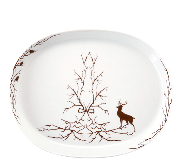 Alveskog ovalfat 36 cm fra Wik & Walsøe