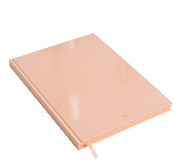 Colour notebook notatbok 18x24,5 cm soft pink fra HAY