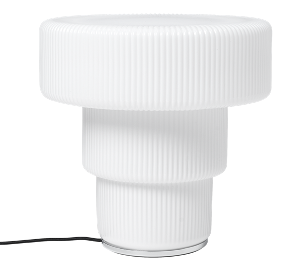 Ripple bordlampe 28 cm hvit Ferm Living