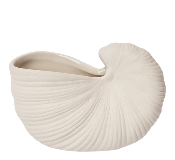 Shell pot 11 cm offwhite Ferm Living