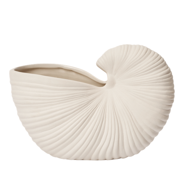 Shell pot 23 cm offwhite Ferm Living