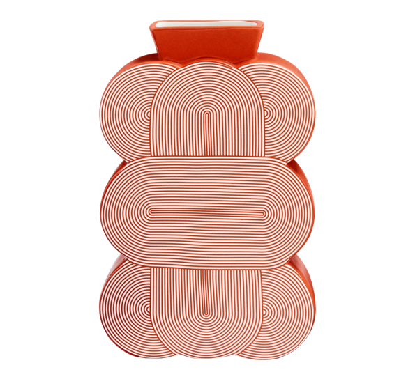 Pompidou vase medium rød fra Jonathan Adler