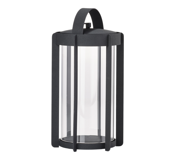 Firefly lykt 25 cm stål sort fra Zone