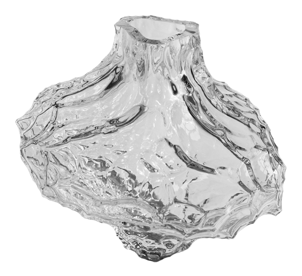 Canyon vase klar h27 cm Hein Studio
