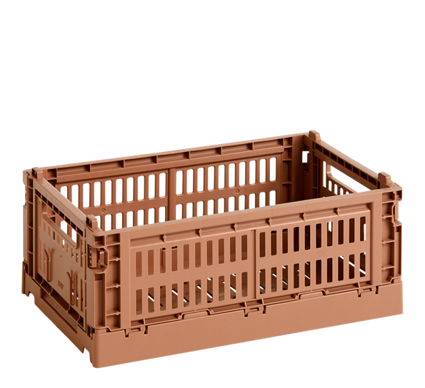 Colour Crate 17x26,5x10,5 cm teracotta oppbevaringskasse fra HAY