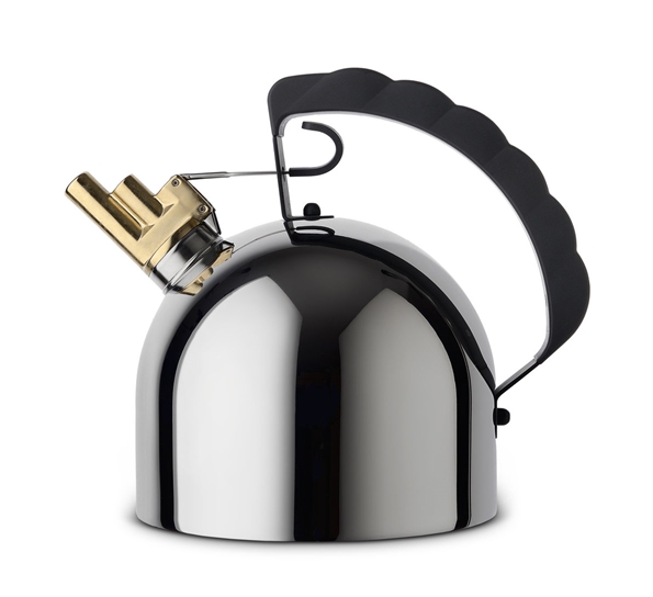 Vannkjele med messingfløyte fra Alessi