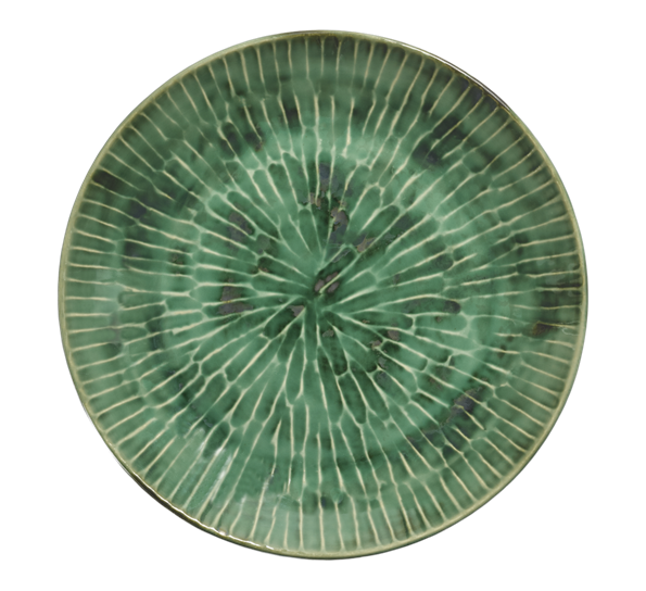 Verde Lanza tallerken 27 cm grønn Serax