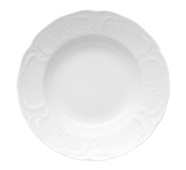 Sanssouci Hvit tallerken dyp 23 cm fra Rosenthal