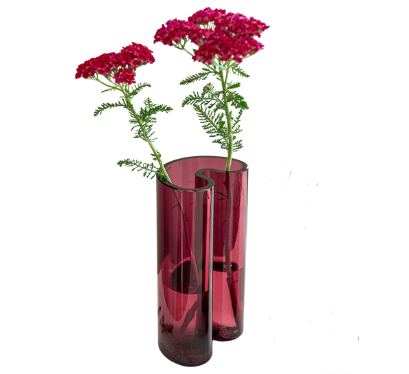 <p>Bror vase 16 cm aubergine NOIDOI</p>