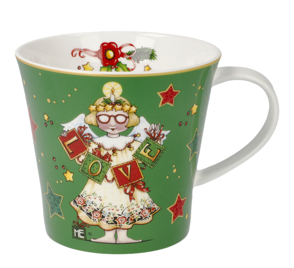 <p>Julekrus Love Me grønn fra Goebel</p>