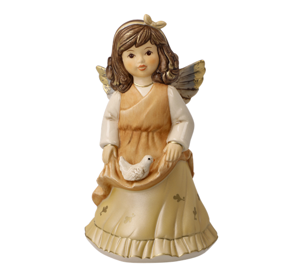 <p>Champagne engel Angel Of Peace 14,5 cm fra Goebel</p>
