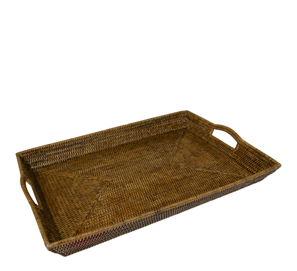 Rotting serveringsbrett 64,8x45x12,7 cm brun Caspari