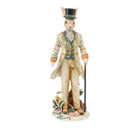 <p>F&F Dapper Gentleman hare med flosshatt fra Goebel</p>