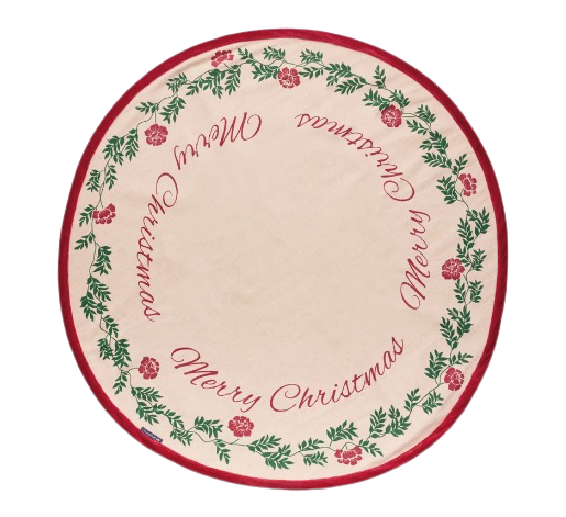 <p>Juletreteppe ø110 cm jute og bomull natur Lexington</p>