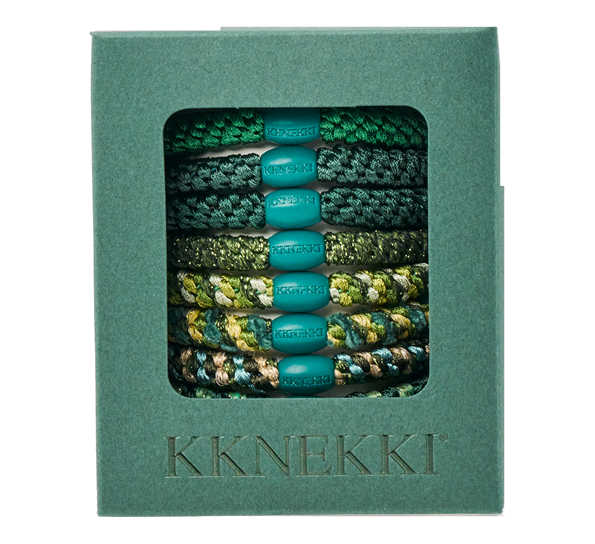 Kknekki hårstrikk forest edition 8-pk Kknekki