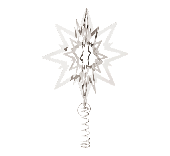 Toppstjerne medium palladiumbelagt fra Georg Jensen