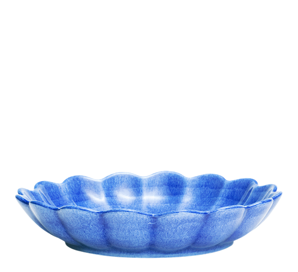 Oyster skål 24 cm 90 cl lys blå fra Mateus