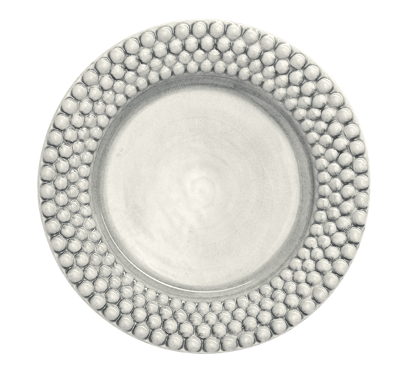 Bubbles tallerken 28 cm grå fra Mateus