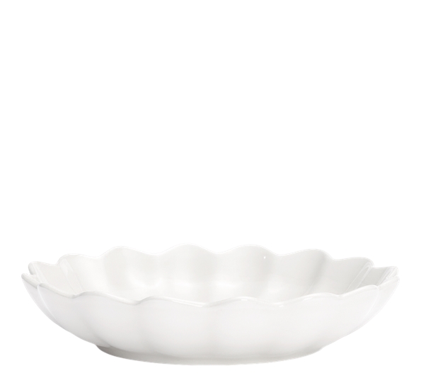 Oyster skål 24 cm 90 cl hvit fra Mateus