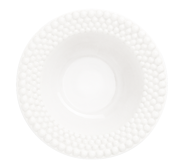 Bubbles tallerken dyp 25 cm 60 cl hvit fra Mateus