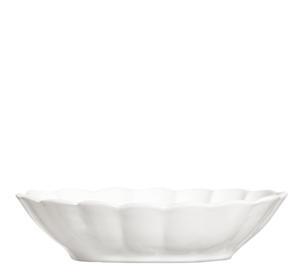 Oyster skål 23x18 cm 75 cl hvit fra Mateus