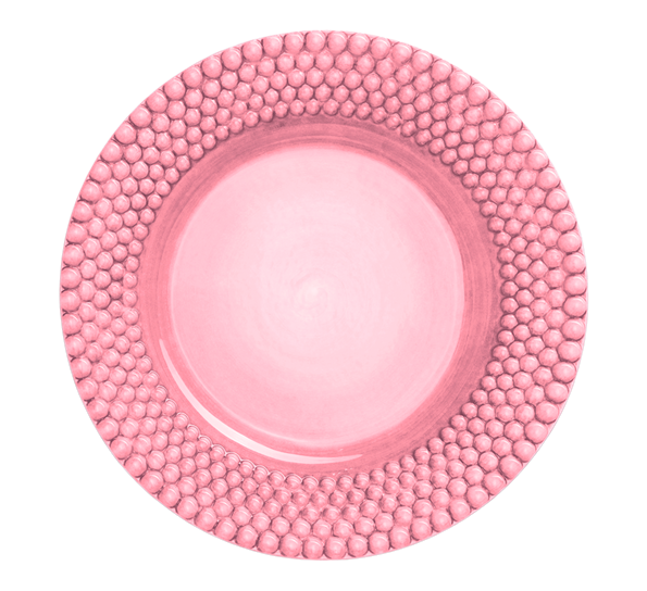Bubbles serveringsfat 42 cm rosa fra Mateus