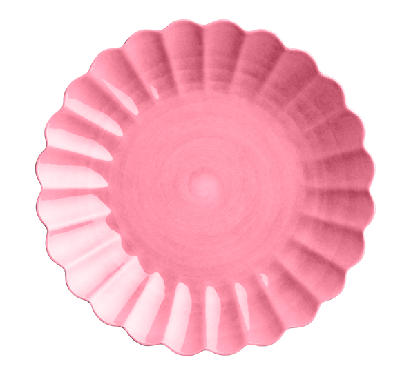 Oyster tallerken 28 cm rosa fra Mateus