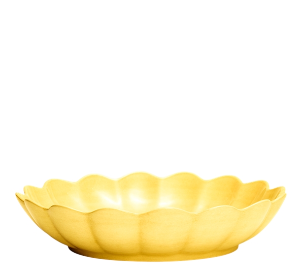 Oyster skål 31 cm 220 cl gul fra Mateus