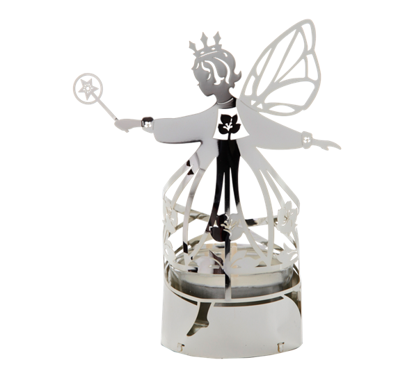 Dansende fe lyslykt sølv fra Jette Frölich