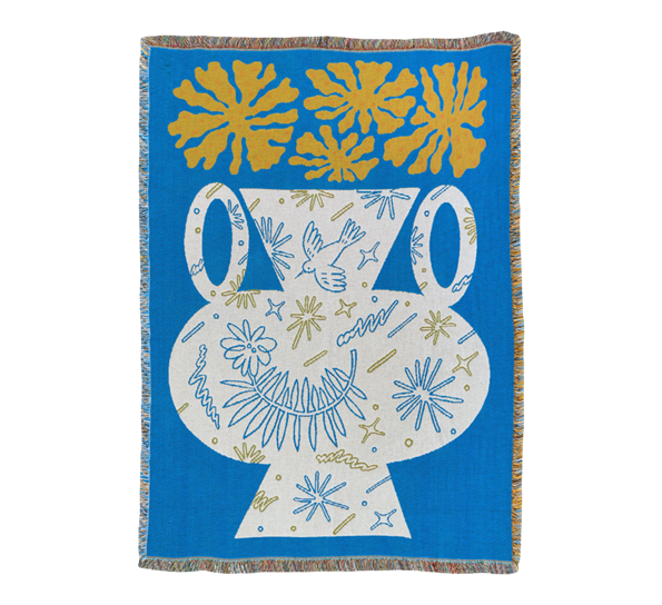 Hudson pledd 137x178 cm fra Slowdown Studio