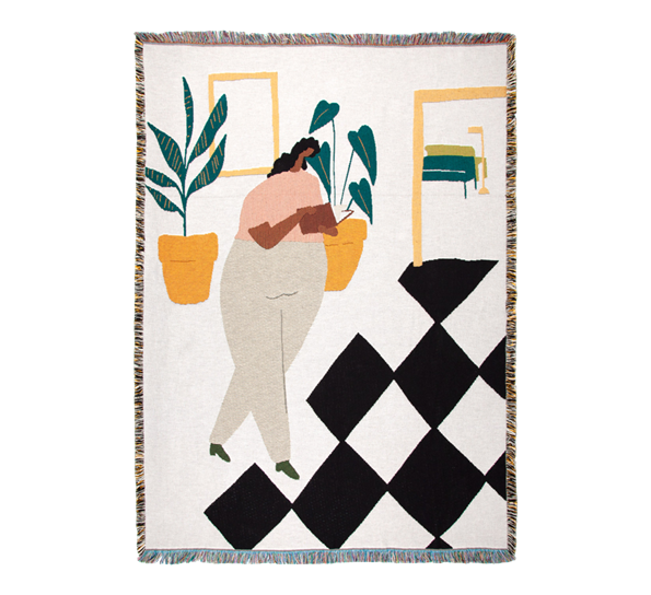 Dresden pledd 137x178 cm fra Slowdown Studio