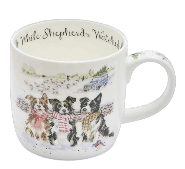 WD krus 3,1 dl While Shepherds Watched fra Wrendale Designs